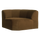 Mojo Base corner element round velvet honey yellow