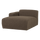 Mojo Base chaise longue element links bouclé braun