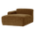 Mojo Base chaise longue element links rib honinggelb