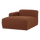 Mojo Base chaise longue element links bouclé roestbruin