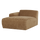 Mojo Base chaise longue element links wolle honinggelb