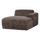 Mojo Base chaise longue element rechts wollig bruin