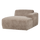 Mojo Base chaise longue element rechts wollig d.zand