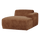 Mojo Base chaise longue element rechts wollig r.bruin