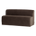Mojo Base eetbank 164 cm rugleuning velvet bruin