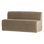 Mojo Base eetbank 164 cm rugleuning velvet khaki