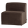 Mojo Base eetbank 84 cm rugleuning velvet bruin