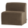 Mojo Base eetbank 84 cm rugleuning velvet taupe