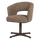 Libi swivel dining chair brown melange