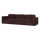 Umina 3-Sitzer-Sofa slub chenille bordeauxrot