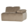 Mojo 1-Sitzer-Element arm rechts samt khaki