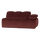 Mojo 1,5-seater element arm right velvet chestnut