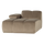 Mojo chaise longue element links velvet khaki