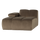 Mojo chaise longue element links velvet taupe