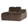 Mojo chaise longue element rechts velvet bruin