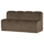 Mojo eetbank 164 cm met rugleuning velvet taupe