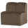 Mojo essbank 84 cm mit rückenlehne samt taupe