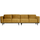 Statement 4-sitzer 280 cm velvet honiggelb