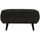 Statement hocker ribstof grafiet