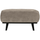 Statement hocker ribstof clay