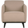 Statement fauteuil met arm bouclé beige