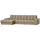 Second Date chaise longue links struktur samt wheatfield