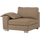 Lazy 1-sitzer element arm linken bouclé braun