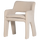 Bigfoot dining chair chenille sand