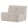 Cluster 1-zits element bouclé zand beige