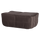 Cluster hocker velvet chocolade bruin