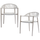 Set v 2 - Yellow garden chair rope/aluminium light grey