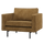 Rodeo fauteuil ribstof honinggeel
