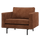 Rodeo fauteuil ribstof roestbruin