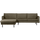 Rodeo chaise longue left structure velvet bonsai