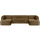 Sloping U-vorm bank structure velvet brass
