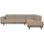 Statement hoekbank rechts bouclé beige