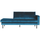Rodeo daybed rechts velvet blau