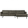 Rodeo chaise longue rechts ecoleder army