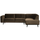 Statement eckbank rechts velvet taupe