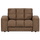 Second Date loveseat structure velvet brass