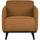 Statement fauteuil met arm bouclé boter