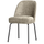 Vogue dining chair structure velvet wheatfield