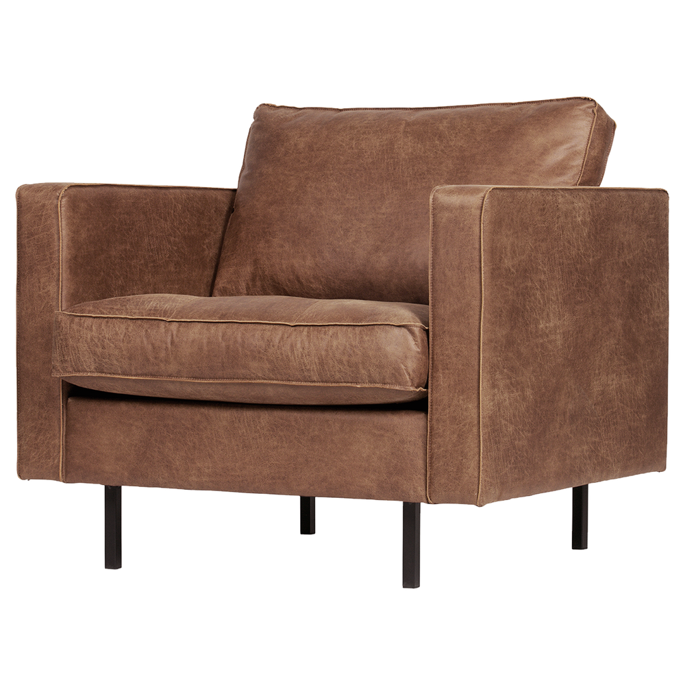 Rodeo classic sessel ecoleder cognac, Vorderansicht