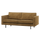 Rodeo 2,5-sitzer sofa cord honiggelb