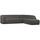 Sloping eckbank rechts grau/schwarz melange