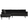 Rodeo hoekbank links velvet antraciet