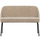 Vogue Esszimmerbank 3D Chenille Sand