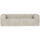 Bean 3,5-sitzer sofa gerippter stoff natur