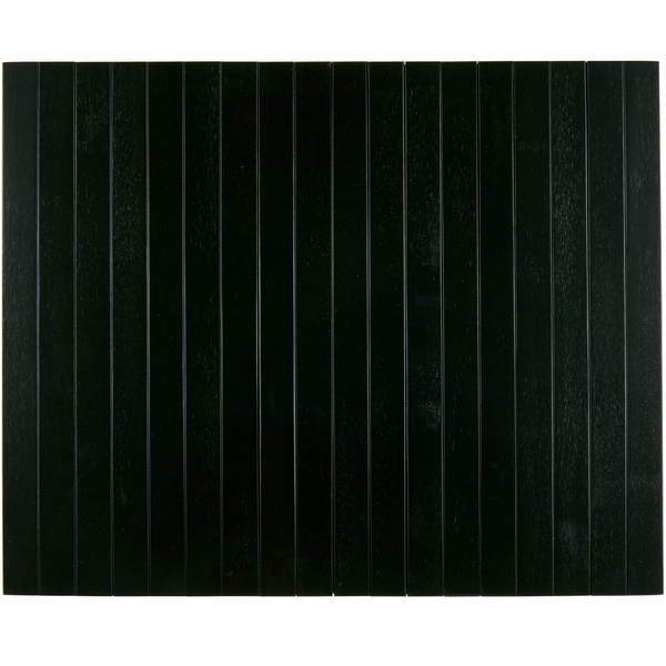 Tray black. armrest flexible - m, front view
