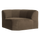 Mojo Base hoekelement rond velvet taupe
